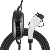 Lectron Electric Vehicle Charger 16 Amp - Level 1 EV Charger (110V) with 21ft Extension Cord & Nema 5-15 Plug Compatible with All J1772 EVs