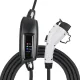 Lectron Electric Vehicle Charger 16 Amp - Level 1 EV Charger (110V) with 21ft Extension Cord & Nema 5-15 Plug Compatible with All J1772 EVs