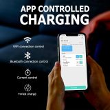 EP Home Smart Electric Vehicle Charger, 40 Amp Level 2 EV Charger, NEMA14-50 Wall Indoor/Outdoor Electric Car Charging Station, 240V, 25 Ft Cable
