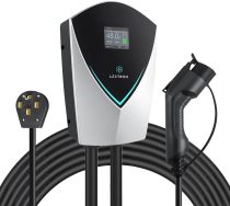 Lectron V-Box 48 Amp Electric Vehicle Charging Station - Powerful Level 2 EV Charger (240V) with NEMA 14-50 Plug/Hardwired - Energy Star and ETL Certified for J1772 EVs