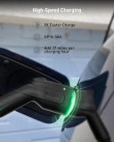Autel Home Smart Electric Vehicle (EV) Charger up to 50Amp, 240V, Indoor/Outdoor Car Charging Station with Level 2, Wi-Fi and Bluetooth Enabled EVSE, Hardwired,25-Foot Cable,Sierra Blue