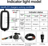 Portable EV Charger Level 1, 15Amp 110V, Electric Vehicle Charger with 21Ft Extension Cord,NEMA 5-15P for Plug-in Home EV Charging Station,Compatible with SAE J1772 EVs(Tesla Need Adapter)