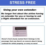 Airplane Seat Belt Extender - FITS SOUTHWEST AIRLINES NEW 737-800/737 MAX8 ONLY- SeatBelt Extension Adjustable 7-25  Length - E8 Safety Certified(Type E)