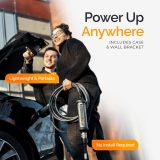 Portable Level 2 EV Charger (240V, 40A) J1772 Charge, Portable Electric Car Charger NEMA 14-50 & 5-15, ETL Certified, IP67, 21ft Cable, Electric Vehicle Charging Station