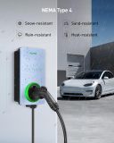 Autel Home Smart Electric Vehicle (EV) Charger up to 50Amp, 240V, Indoor/Outdoor Car Charging Station with Level 2, Wi-Fi and Bluetooth Enabled EVSE, Hardwired,25-Foot Cable,Sierra Blue