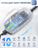 EV Chargers for Home Level 2 - Portable 32A Level 2 EV Charger NEMA 14-50 with 25ft Cable, Adjustable Current/Delay Charging for Electric Car Charger
