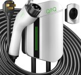 QPQ Level 2 EV Charger 48Amp 240V 25FT Cable EV Chargers for Home Level 2,Electric Car Charger Indoor/Outdoor Wall Electric Vehicle Charging Stations with NEMA 14-50 Plug for J1772 EVs