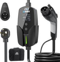 EV Chargers for Home Level 2 - Portable 32A Level 2 EV Charger NEMA 14-50 with 25ft Cable, Adjustable Current/Delay Charging for Electric Car Charger