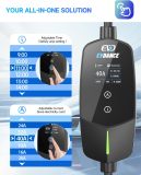 Level 2 EV Charger for Home - 40Amp EV Charger Level 2 NEMA 14-50 EV Charger with 25ft Cable EV Charger Adjustable Current/Delay Charger Electric Vehicle Charging Stations