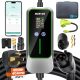 Level 2 EV Charger (J1772 & Tesla, 40A, 240V, 25FT, 9.68kw) Home/Travel Portable Electric Vehicle Charging Station,Adjustable Current/Timing Delay，Equipped with Smart APP