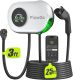 Level 2 EV Charger 40A Smart Electric Car Home Charger Motion-Activated Display 240V with NEMA 14-50 Plug J1772 Connector 25FT Cable APP and WiFi Vehicle Charging Stations ETL Listed