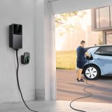 Autel MaxiCharger Home Electric Vehicle (EV) Charger, up to 50 Amp, 240V, Level 2 WiFi and Bluetooth Enabled EVSE, Hardwired, Indoor/Outdoor, 25-Foot Cable with Separate Holster, Dark Gray