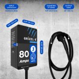 Grizzl-E Ultimate Level 2 Fastest 80A / 19.2 kW Electric Vehicle (EV) Charger, UL Tested and Certified, Metal Case, Indoor/Outdoor Electric Car Fast Charging Station, Hardwired, Classic Black, J1772
