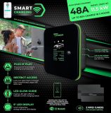 MACH 2:Fast Level 2 EV Charger 48 amp Garage-pro Wall-Mount. Electric Vehicle Charging Station 4 Nema 14-50 Outlet. J1772 car Connector. Key Accessories: 30ft Cable & Tesla NACS evse Portable Adapter