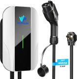 Level 2 EV Charger 40 Amp, EV Chargers for Home 240V, Electric Car Charger 9.6kW, Outdoor/Indoor Electric Vehicle Fast Charging Stations, EVSE with NEMA 14-50 Plug, 25ft Cable, J1772
