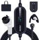 Level 2 Electric Vehicle EV Charger, 32A 240V NEMA 14-50 Plug, Portable Indoor/Outdoor EVSE SAE J1772 EV Car Charging Station w/Delay Timer, 16ft Premium Cable ETL Certified