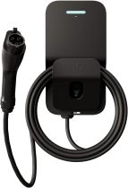 FLO Home X6 Level 2 Electric Vehicle Charging Station, 12 kW at 50 amp/240 V, Fast Home Charging for All EVs, Hardwired, UL/Energy Star Certified, 25 ft Cable, Toughest Outdoor Rating, Black Aluminum