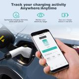 32A Electric Vehicle Charger, Level 2 EV Charger, Portable EVSE Charging Station for J1772 North America Cars, 220V-240V NEMA 14-50 Plug w/Delay Timer, 25ft Premium Cable ETL Certified