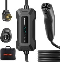 GRECELL Tesla Level 2 EV Charger, ETL Certified 32A 240V 7.68kW NACS for Tesla, Mobile Electric Vehicle Charging Station Portable Car Charger Current Adjustable with 25ft Cable and NEMA 14-50 Plug