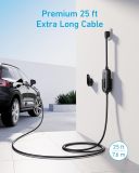Anker Electric Vehicle Charger, 7.6KW Level 2 Portable Fast Charger with J1772 Connector and 25 ft Cable, NEMA 14-50 Plug, Scheduled Charging, Works with EV and Hybrid Vehicles, for Home and Outdoor