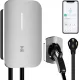 Level 2 EV Charger - 40 Amp RFID Card 25ft Cable Outdoor Indoor EV Charger Level 2 with NEMA 14-50 Plug WiFi Enabled Electric Car Charger 240V Electric Vehicle Charging Stations