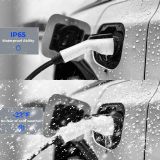 Mplus Electric Vehicle Charger Station 16 Amp Level 1 & 2 Portable EV Charging Includes NEMA 5-15P & 6-20 Plug Compatible with J1772 Electric Cars Household Travel Travel Portable Emergency Charger