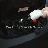 Lectron Electric Vehicle Charger 16 Amp - Level 1 EV Charger (110V) with 21ft Extension Cord & Nema 5-15 Plug Compatible with All J1772 EVs