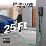 Autel MaxiCharger Level 2 EV Charger up to 40Amp, 240V, Indoor/Outdoor Fast Electric Vehicle Charging Station with Flexible 25-Foot Cable, NEMA 14-50 Plug, Dark Gray