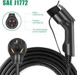 EV Charger Level 2,(NEMA 10-30, 30A/25ft,6.6KW) Portable Electric Vehicle Charging Station for Electric and Hybrid Vehicles