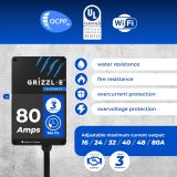 Grizzl-E Ultimate Level 2 Fastest 80A / 19.2 kW Electric Vehicle (EV) Charger, UL Tested and Certified, Metal Case, Indoor/Outdoor Electric Car Fast Charging Station, Hardwired, Classic Black, J1772