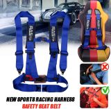 RASTP 4 Point Safety Harness with 3 Inch Padding (Black)