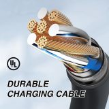 50 Amp Electric Vehicle Charger Level 2 Portable EV Charging Station with 25 FT Cord Super Fast Car Charging Station, NEMA14-50 with SAE J1772, Compatible Indoor/Outdoor