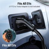 Tera Electric Vehicle Charger Portable: Level 2 & 1 J1772 16A 8A 110V 240V ETL NEMA 14-50 Plug Indoor & Outdoor EV Charging Station with NEMA 5-15 Adapter Cord 23FT Cable P02