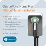 HomeFlex Level 2 EV Charger NACS, Hardwire Electric Car Charger Compatible with Tesla