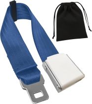 Airplane Seat Belt Extender, 7-31  Airline Seatbelt Extender Adjustable - FITS All Airlines in US Except Southwest-Free Carrying Case (Blue)