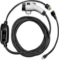 Schumacher Electric SC1455 Level 2 EV Charger - With Adaptor + 28-Foot Charging Cable - Portable EV Charger Level 1 + 2 - Up to 16A - 120V or 240V - Charges EVs 3X Faster