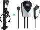 Lectron Bundle - V-Box 48 Amp Electric Vehicle Charging Station & EV Charger Pedestal Stand for V-Box