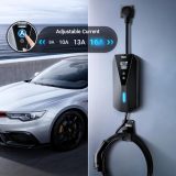 Tera Electric Vehicle Charger Portable: Level 2 & 1 J1772 16A 8A 110V 240V ETL NEMA 14-50 Plug Indoor & Outdoor EV Charging Station with NEMA 5-15 Adapter Cord 23FT Cable P02
