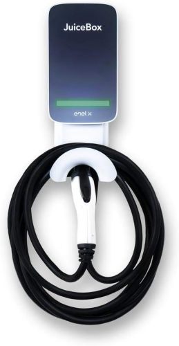 JuiceBox 40 Smart Electric Vehicle (EV) Charging Station with WiFi - 40 amp Level 2 EVSE, 25-Foot Cable, UL & Energy Star Certified, Indoor/Outdoor Use (NEMA 14-50 Plug, Gray)…