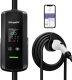 BougeRV Portable 48 Amp EV Charger Level 2, 240V, NEMA14-50P, 11.52KW Max Output with Adjustable Current and Charging Schedule, Plug-in Electric Vehicle Charging Cable with 25Ft for Indoor/Outdoor Use