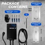 Grizzl-E Classic, Level 2 240V / 40A Electric Vehicle (EV) Charger, UL Certified, Metal Case Enclosure, Indoor/Outdoor Electric Car Fast Wall Charging Station, NEMA 14-50 Plug, Classic Black