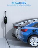 Level 1&2 EV Charger, Electric Vehicle Portable Charger with 25FT Cable, Home EV Charging Station for J1772 Electric Cars, 16Amp 110V-240V, NEMA 6-20 & NEMA 5-15 Plug