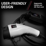 Schumacher Electric SC1455 Level 2 EV Charger - With Adaptor + 28-Foot Charging Cable - Portable EV Charger Level 1 + 2 - Up to 16A - 120V or 240V - Charges EVs 3X Faster