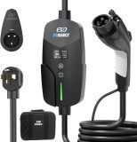 Level 2 EV Charger (40Amp, 240V, NEMA 14-50P), Portable Electric Vehicle Charging Stations EV Charger with 25 ft Charging Cable EV Chargers for Home Level 2