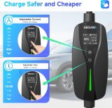 Level 2 EV Charger, 40Amp Electric Car Charger Portable EV Charger 25FT Cable with NEMA 14-50 Plug, Adjustable Current, Timing Delay Electric Vehicle Charger for J1772 BEVs/PHEVs 240V 9.6kW