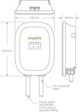 EMPORIA Level 2 EV Charger - NEMA 14-50 EVSE w/ J1772 Charger - 48 amp EV Charger Level 2, 240v WiFi Enabled Electric Vehicle Charging Station, 24ft Electric Car Charger Cable, White