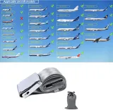 OGIFCHEN Adjustable 7-39  Airplane Seat Belt Extender - Universal Seat Belt Extender for Airplanes - FITS All Airlines in US Except Southwest （Gray）