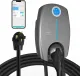 EP Home Smart Electric Vehicle Charger, 40 Amp Level 2 EV Charger, NEMA14-50 Wall Indoor/Outdoor Electric Car Charging Station, 240V, 25 Ft Cable
