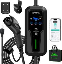 Portable Electric Vehicle Charger 15 Amp Level 1 Home EV Charger (110V), 25 FT Electric Vehicle Charging Station, Scheduled Charging,Smart APP, Nema 5-15 P Electric Car Charger for SAE J1772