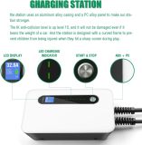 32A 7.68KW EV Charger Level 2 Station, NEMA14-50 20ft Wall Electric Vehicle Charging Station for Electric and Hybrid Vehicles